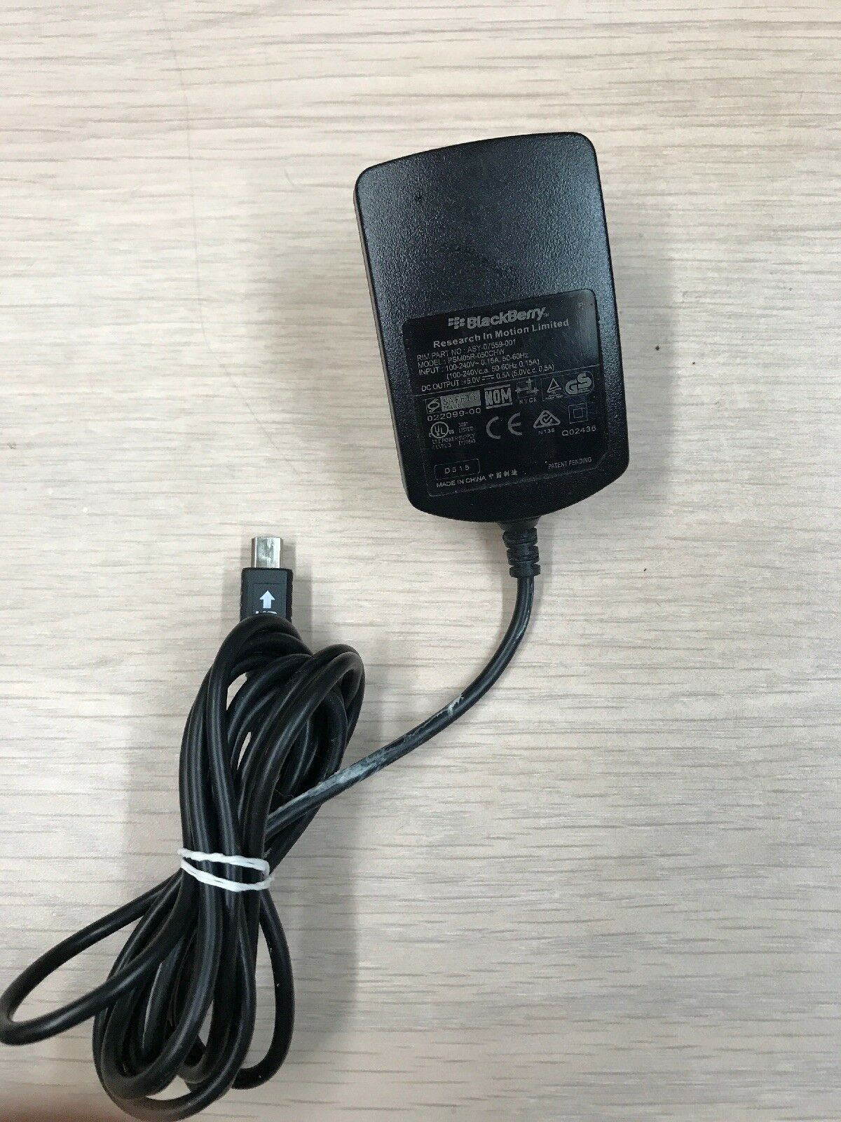 *Brand NEW* Blackberry PSM05R-050CHW 5.0V 0.5A AC DC Adapter Charger Power Supply